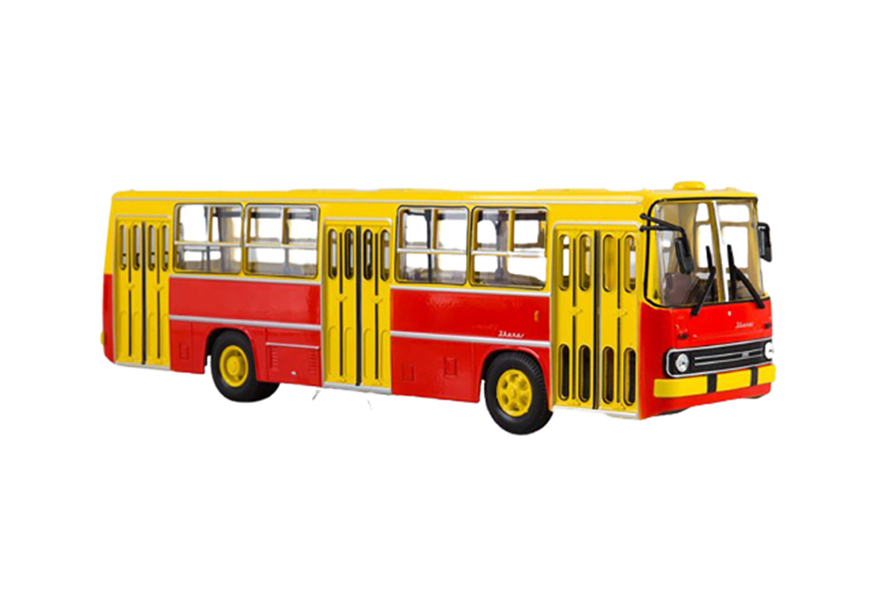 Ikarus 260 (ussr russian bus) 1985 yellow/red | ИКАРУС-260 (жёлто-красный)