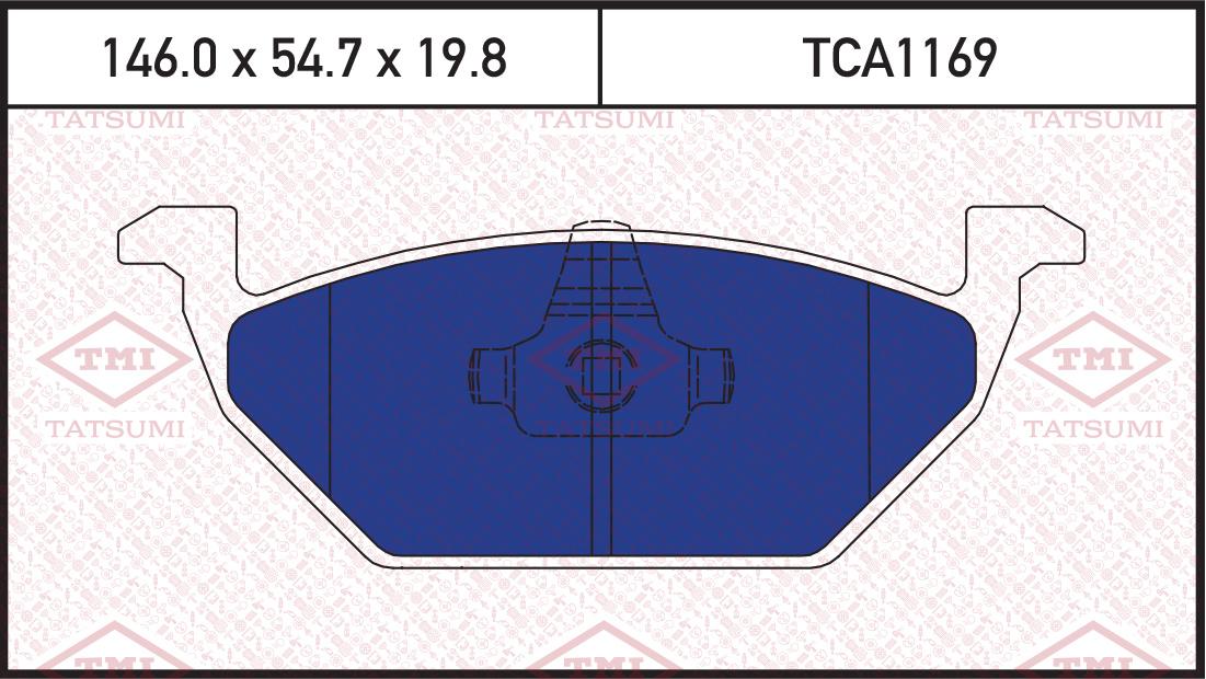 

Колодки тормозные дисковые AUDI A3 96->SKODA Octavia 96->VW Golf 97->