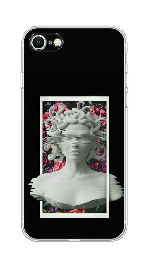 

Чехол на Apple iPhone 8 "Web Punk Медуза Горгона", Черный;серый, 10850-6