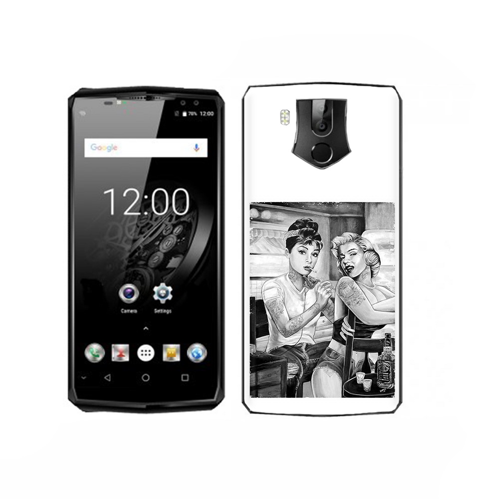 

Чехол MyPads Tocco для Oukitel K10 тату мастер, Прозрачный, Tocco