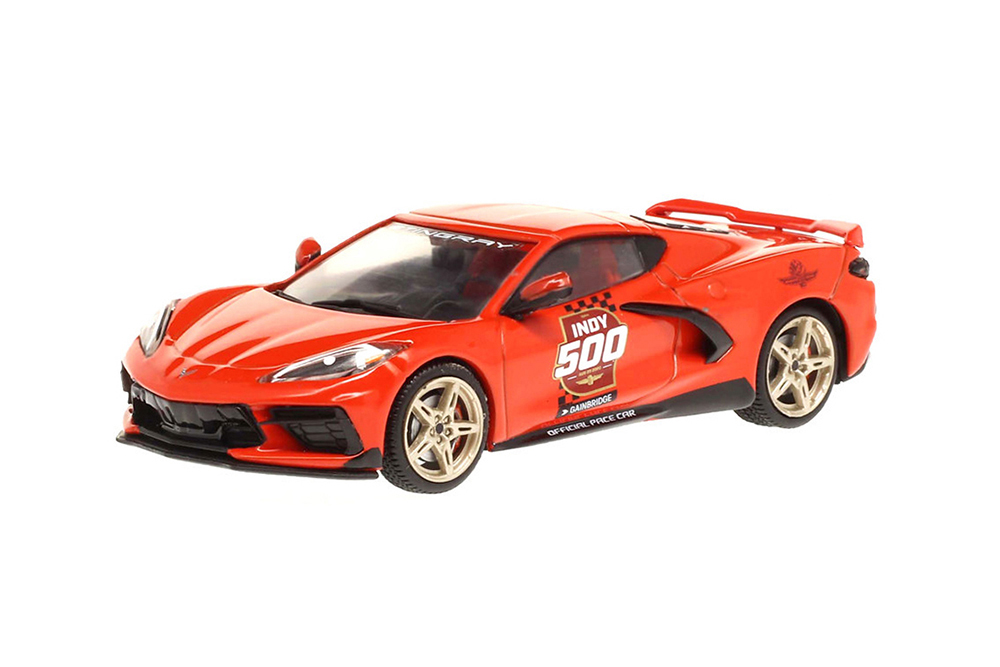 

Chevrolet corvette C8 stingray coupe 104TH running of the indianapolis 500 official pace c, Красный