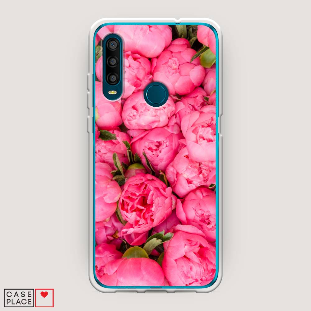 

Силиконовый чехол "Прекрасные пионы" на Alcatel 1SE (2020), 171250-8