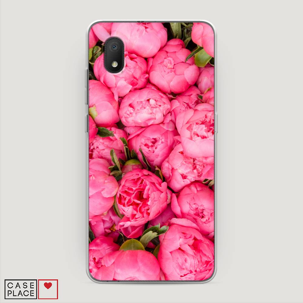 

Силиконовый чехол "Прекрасные пионы" на Alcatel 1A (2020) 5002F, 171050-8