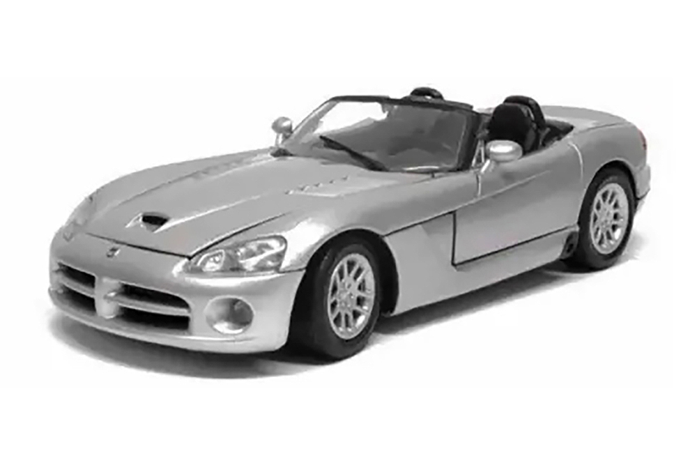 Модель коллекционная Dodge viper SRT-10 2003 silver додж вайпер СРТ-10 серебристый 5500₽