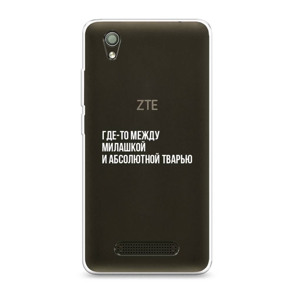

Чехол Awog на ZTE Blade X3 / ЗТЕ Блэйд X3 "Почти милашка", Разноцветный, 130650-6