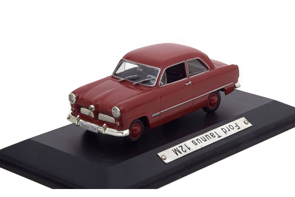 Модель коллекционная ATLAS Ford taunus 12M 1952 maroon