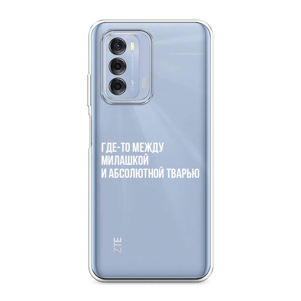 

Чехол Awog на ZTE Blade V40 / ЗТЕ Блэйд V40 "Почти милашка", Разноцветный, 136150-6