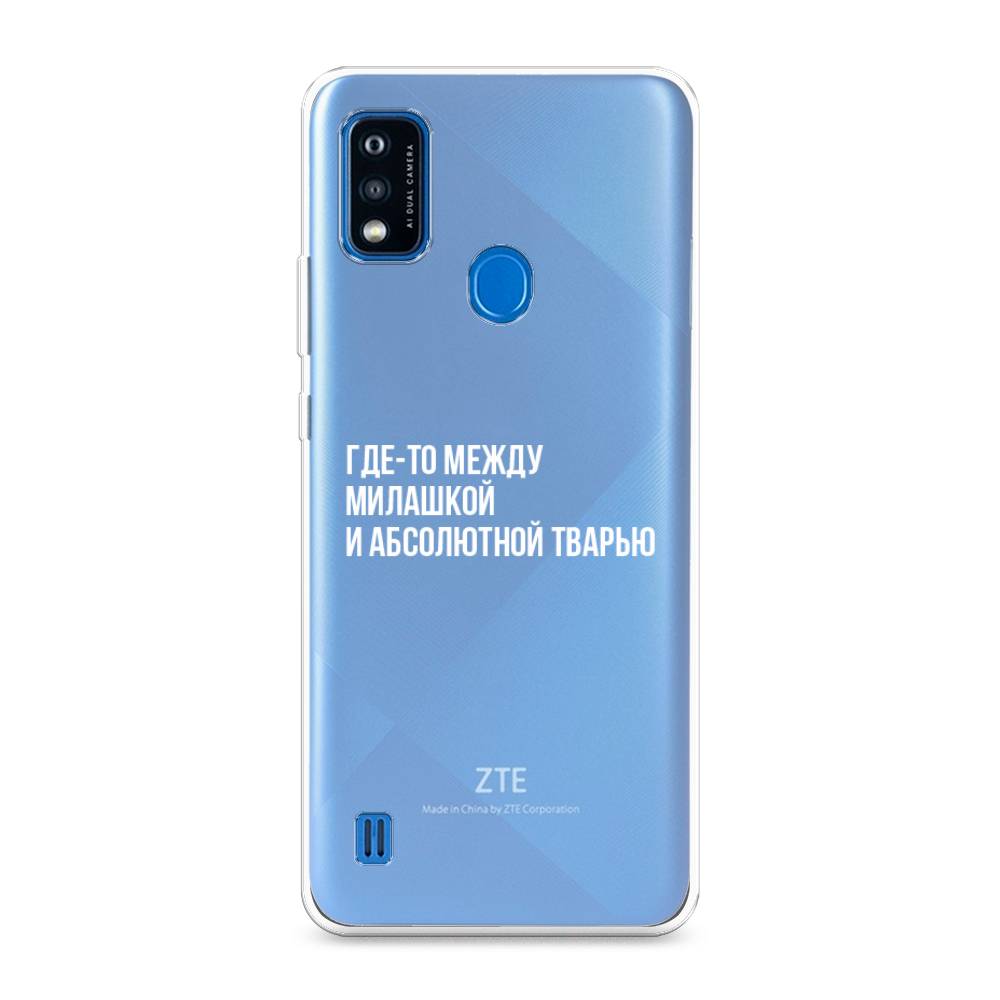 

Чехол Awog на ZTE Blade A51 / ЗТЕ Блэйд A51 "Почти милашка", Разноцветный, 134550-6