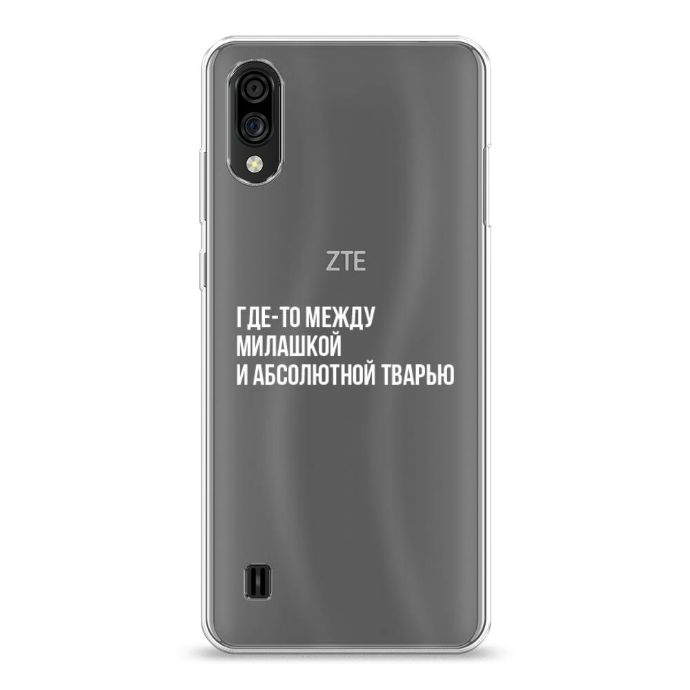 фото Силиконовый чехол "почти милашка" на zte blade a5 (2020) awog