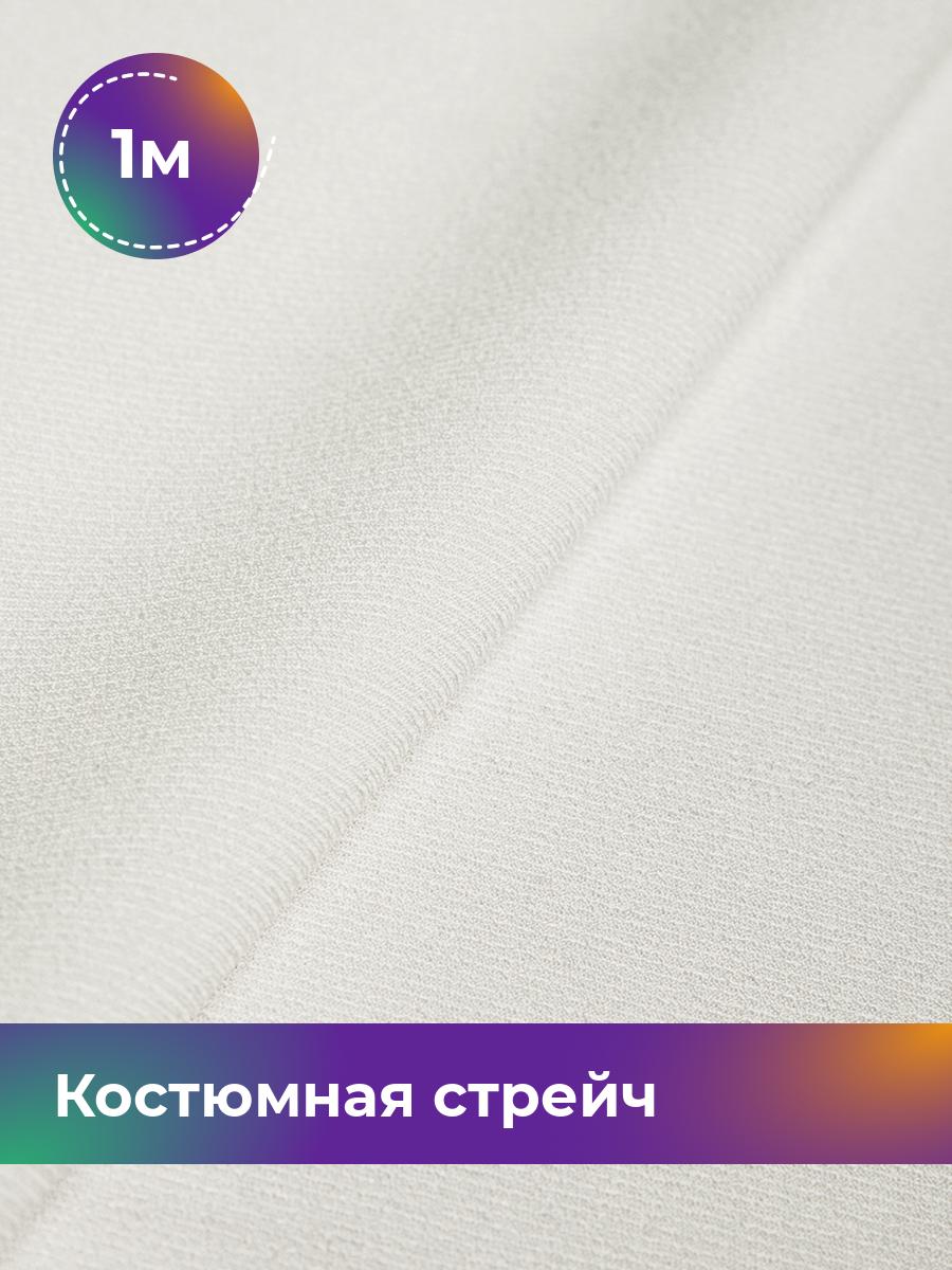 

Ткань Костюмная стрейч Рококо Shilla, отрез 1 м * 148 см, белый 006, 17569915