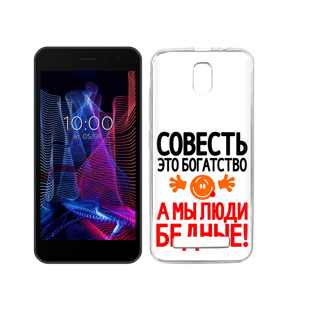 

Чехол MyPads Tocco для BQ 5047L Like совесть, Прозрачный, Tocco