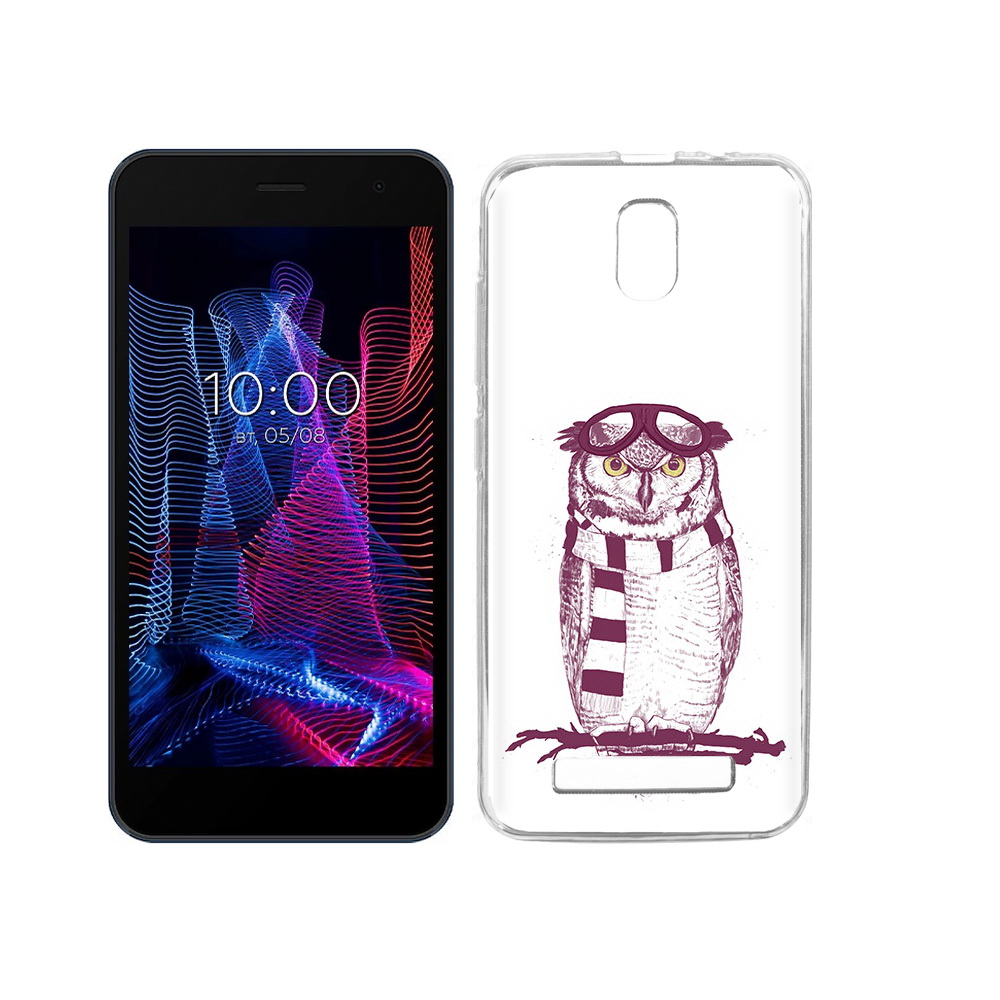 

Чехол MyPads Tocco для BQ 5047L Like сова-летчик, Прозрачный, Tocco
