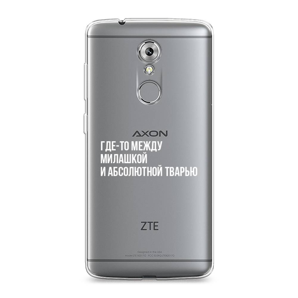 

Чехол Awog на ZTE Axon 7 / ЗТЕ Аксон 7 "Почти милашка", Разноцветный, 131450-6
