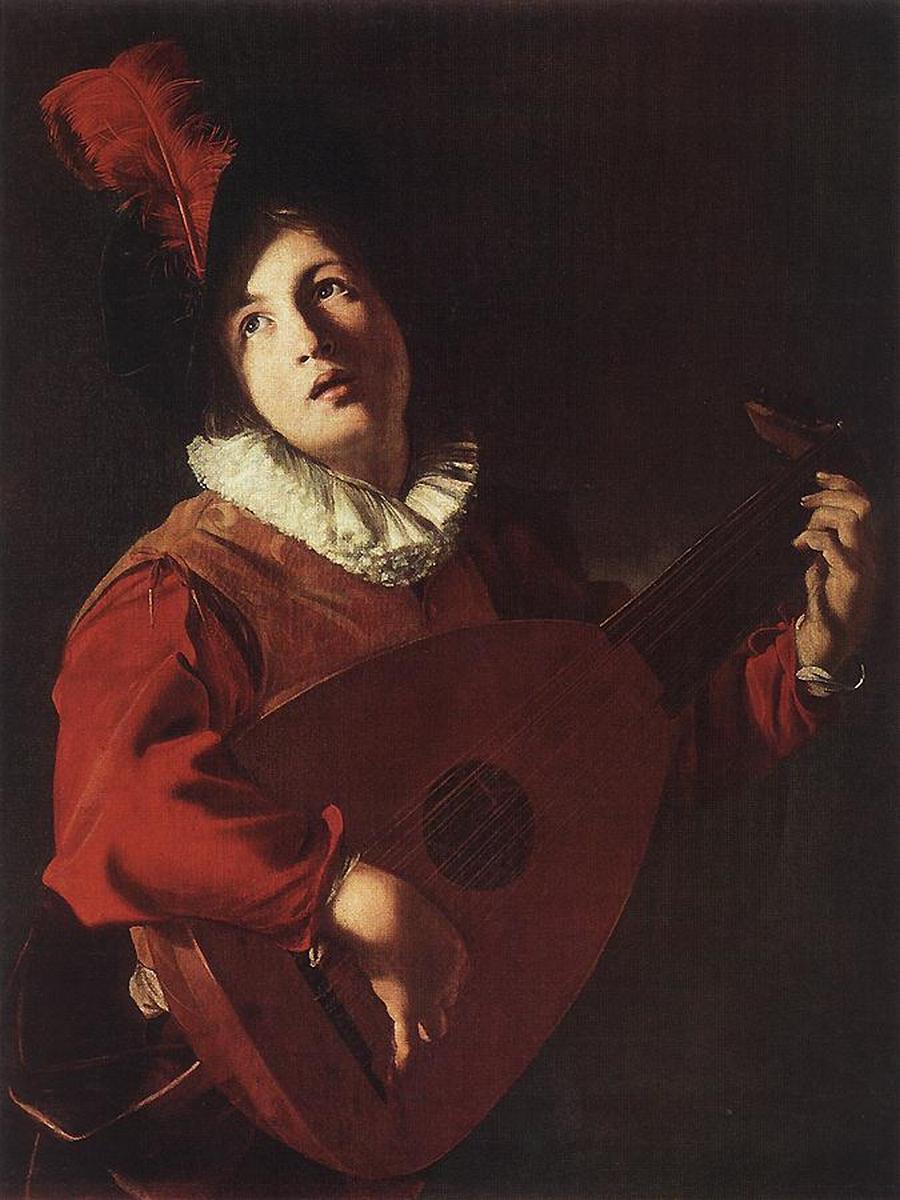 

Постер DRABS A2 Бартоломео Манфреди Lute Playing Young