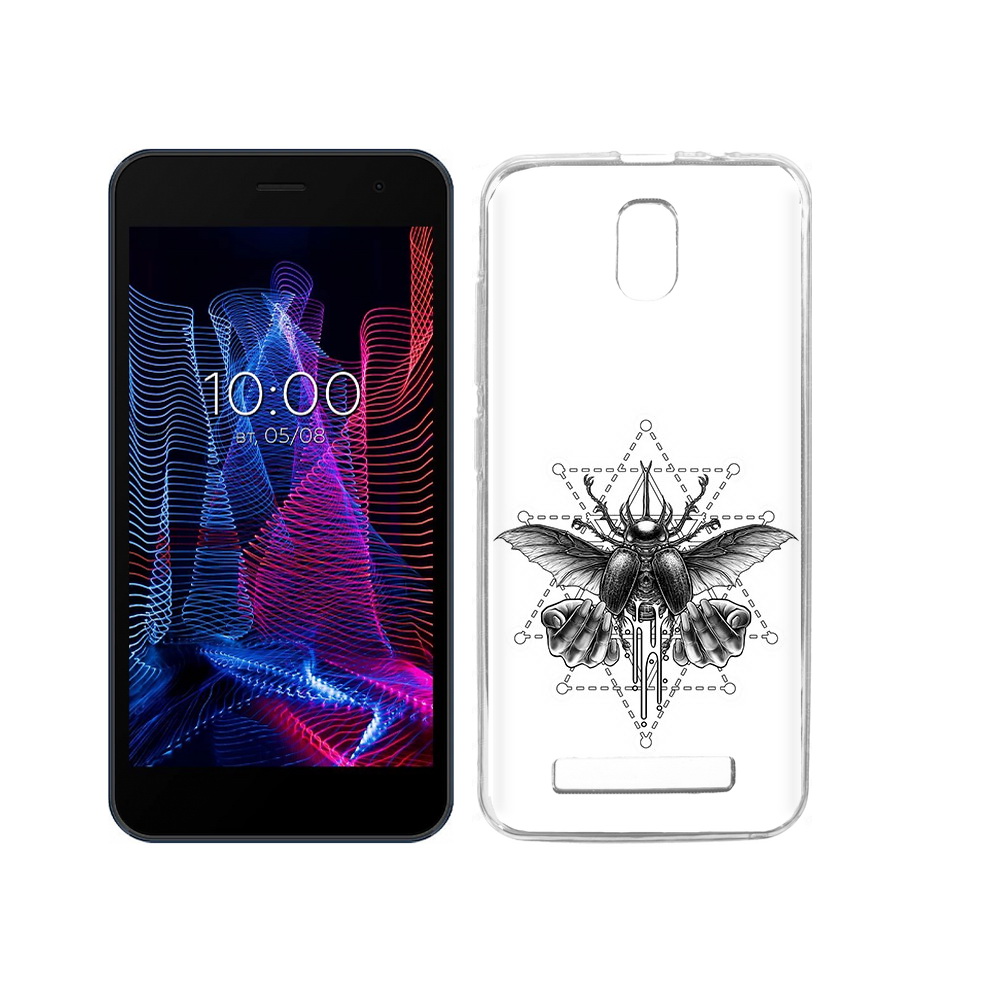 

Чехол MyPads Tocco для BQ 5047L Like скарабей, Прозрачный, Tocco