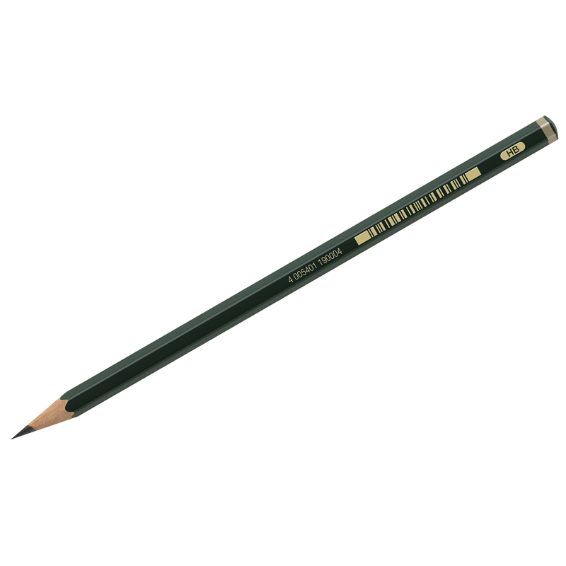 

Карандаш чернографитный простой Faber-Castell 9000 HB заточенный без ластика 12шт 119000