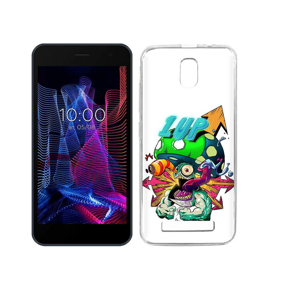 

Чехол MyPads Tocco для BQ 5047L Like сильный гриб абстракция, Прозрачный, Tocco