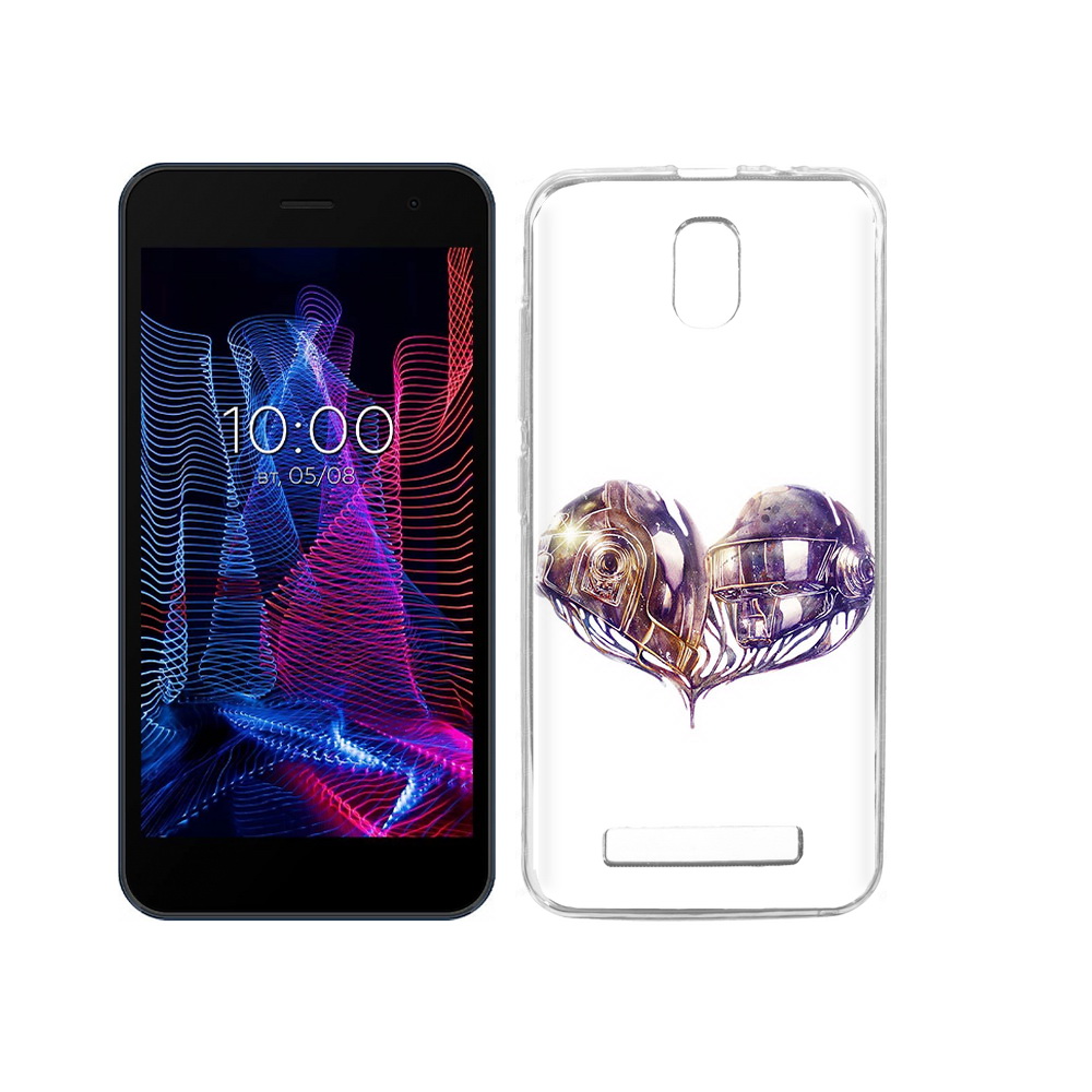 

Чехол MyPads Tocco для BQ 5047L Like сердце абстракция, Прозрачный, Tocco