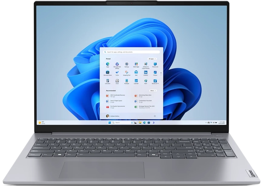 

Ультрабук Lenovo ThinkBook 16 G7 IML Grey (21MS008RRU), ThinkBook 16 G7 IML