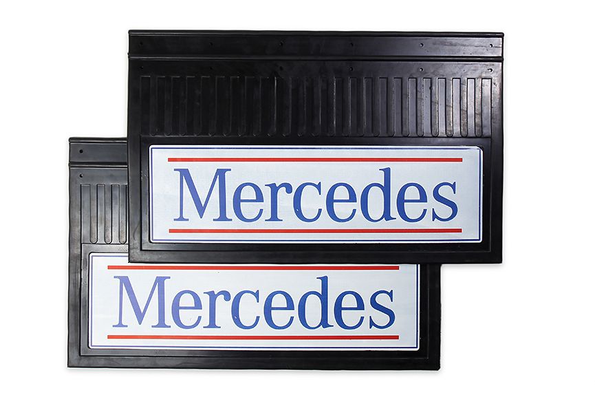 

Брызговики задние 600х400 мм MERCEDES (белый фон)