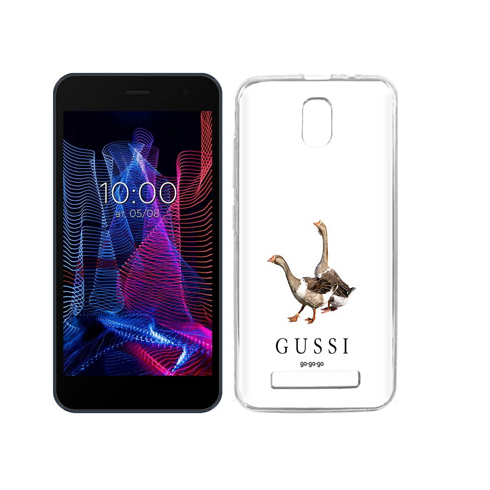 

Чехол MyPads Tocco для BQ 5047L Like Гусси бренд, Прозрачный, Tocco