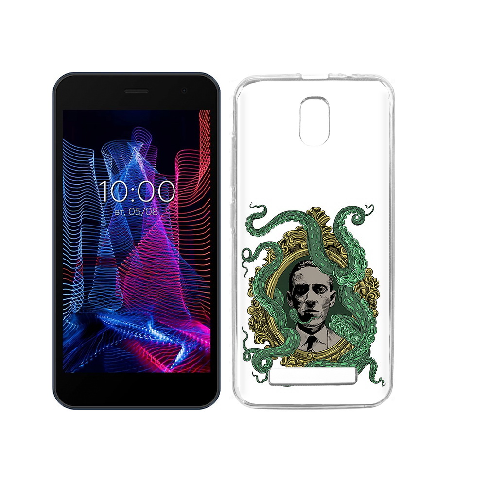 

Чехол MyPads Tocco для BQ 5047L Like портрет с кракеном, Прозрачный, Tocco
