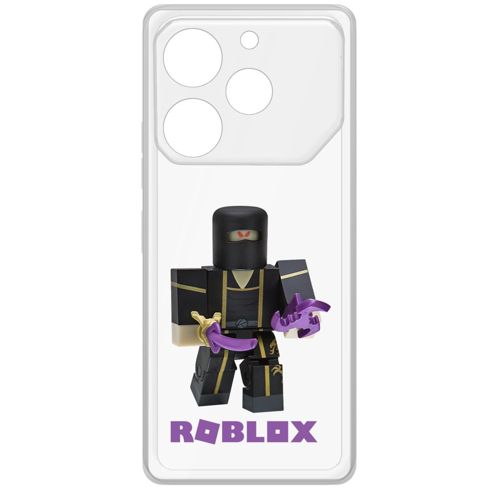 

Чехол-накладка Krutoff Clear Case Roblox-Ниндзя Ассасин для TECNO Pova 6 Pro, Прозрачный
