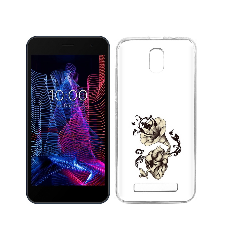 

Чехол MyPads Tocco для BQ 5047L Like Граммофон, Прозрачный, Tocco