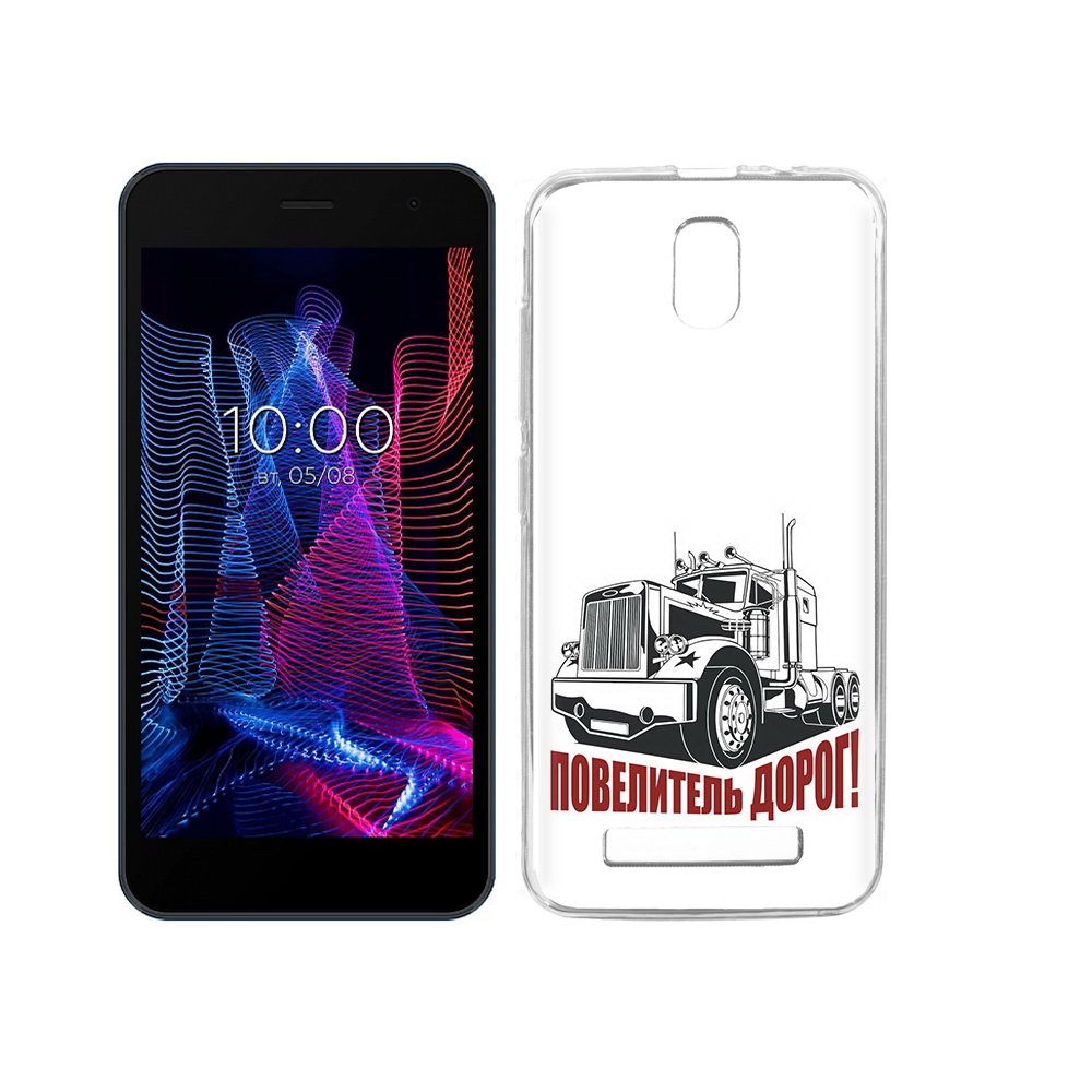 

Чехол MyPads Tocco для BQ 5047L Like повелитель дорог, Прозрачный, Tocco