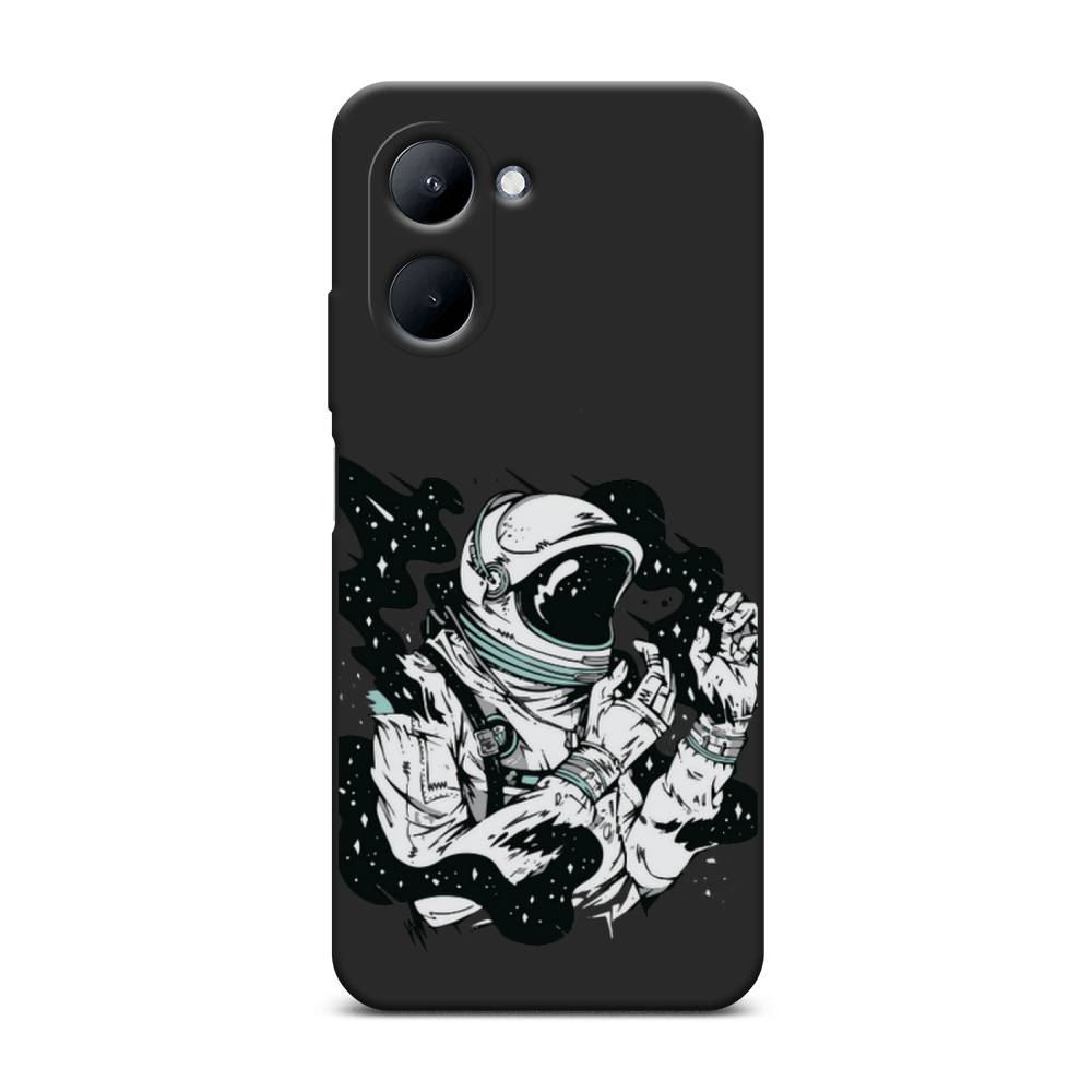 

Чехол Awog на Realme C33 "Космонавт арт", Черный;бежевый;белый, 2511352-1
