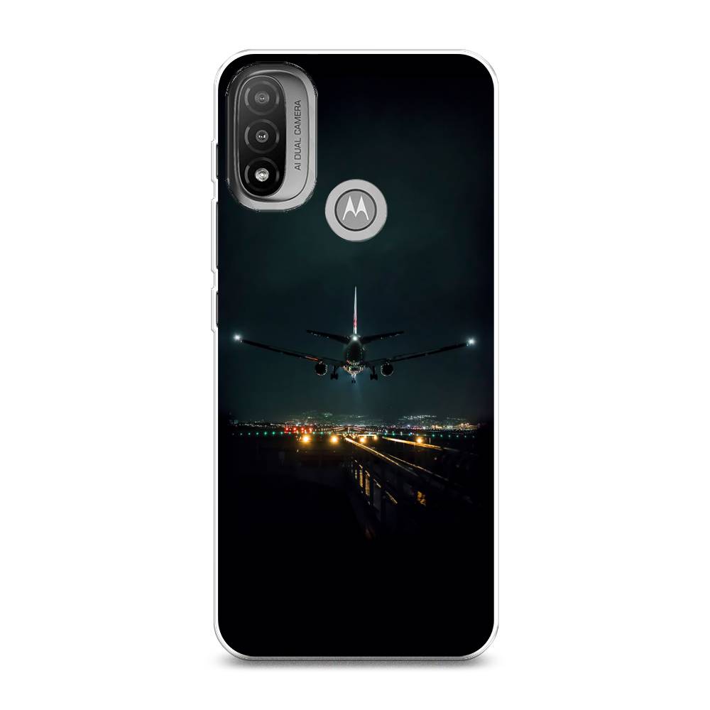 

Силиконовый чехол "Ночной рейс" на Motorola Moto E20, 243450-6