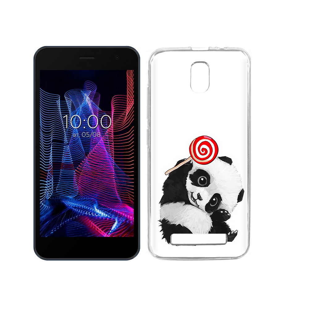 

Чехол MyPads Tocco для BQ 5047L Like панда с леденцом, Прозрачный, Tocco