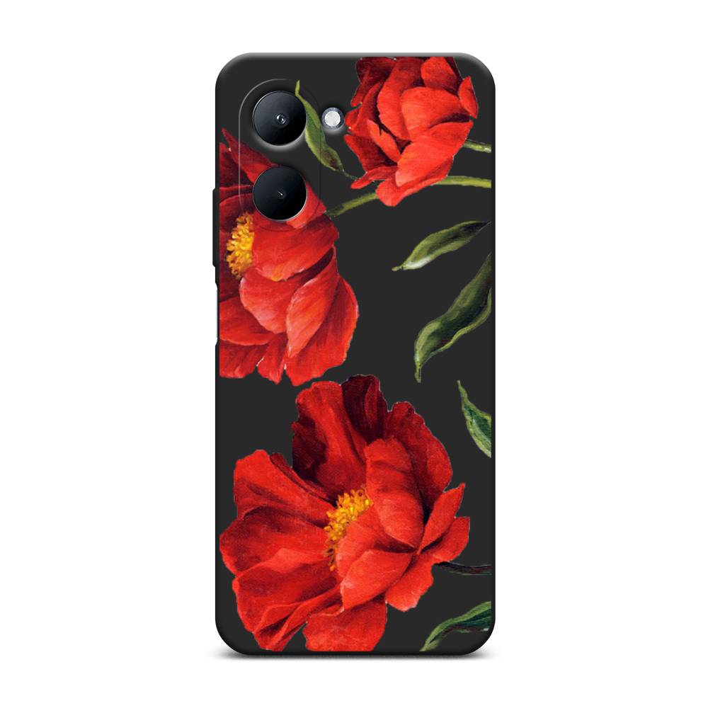 

Чехол Awog на Realme C33 "Красные маки", Красный, 2511352-1