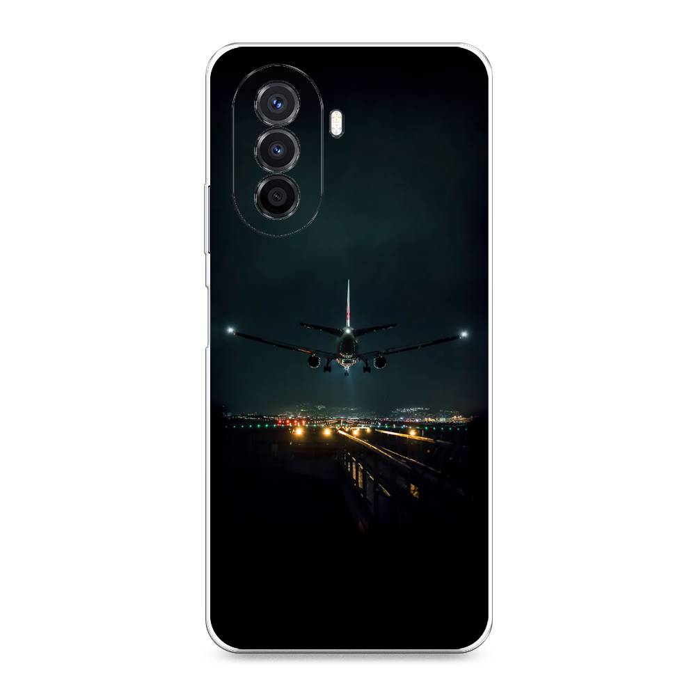 

Силиконовый чехол "Ночной рейс" на Huawei Nova Y70, Разноцветный, 6109150-6