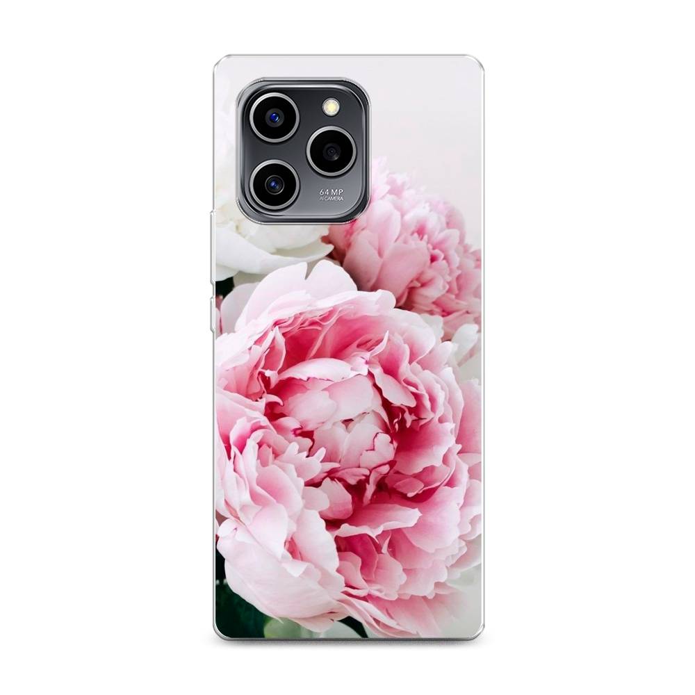 

Чехол на Honor 60 SE "Розовые и белые пионы", Розовый;белый, 6108050-2