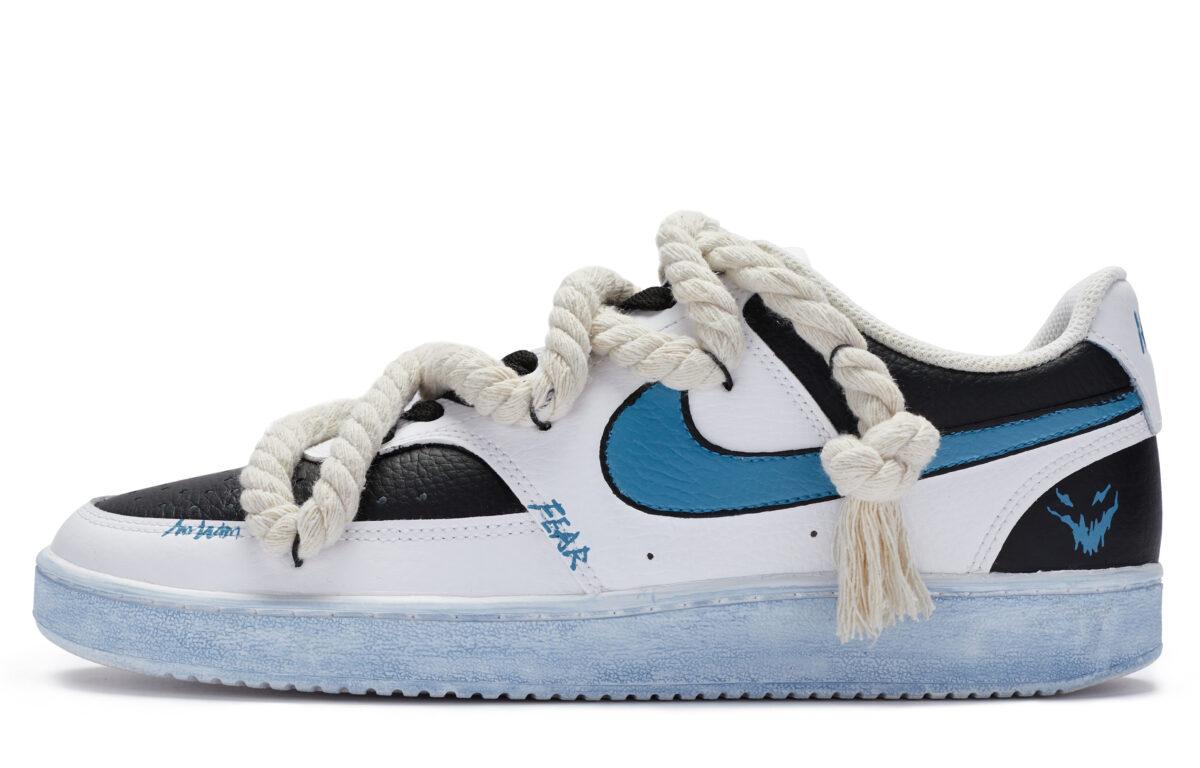 

Кеды унисекс Nike Court Vision 1 Low белые 43 EU, Белый, Court Vision 1 Low