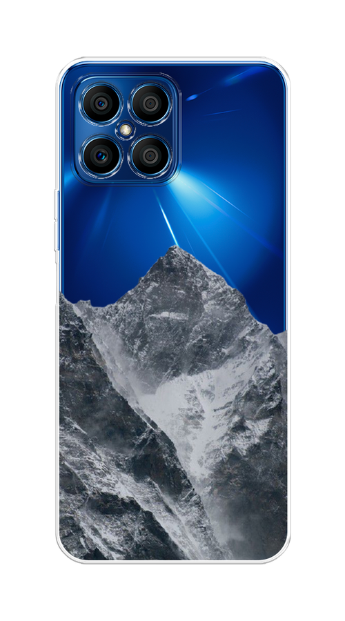 

Чехол на Honor X8 "Горы арт 4", Серый;бежевый, 6107650-2