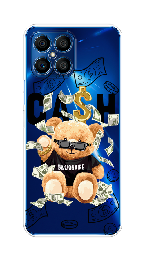 

Чехол на Honor X8 "Big cash", Черный;серый;бежевый, 6107650-6