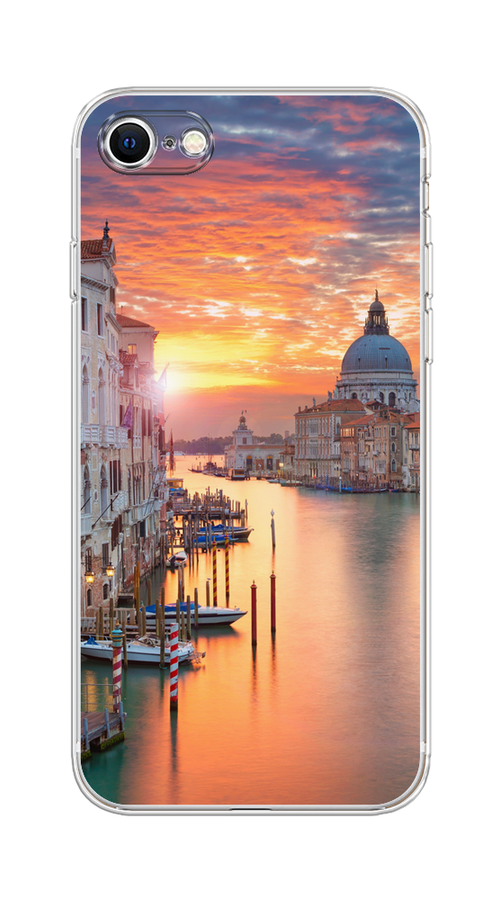 

Чехол на Apple iPhone 8 "Восход 11", Розовый;оранжевый, 10850-2