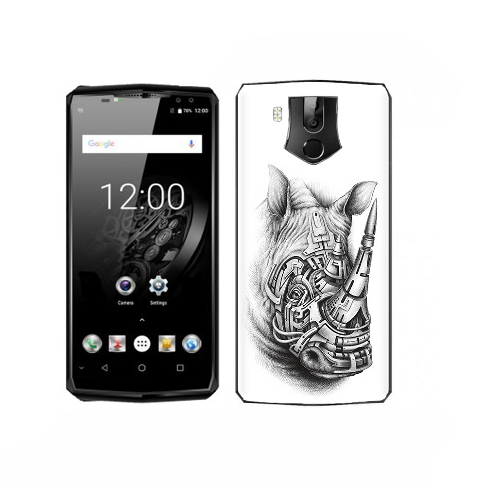 

Чехол MyPads Tocco для Oukitel K10 стальной носорог, Прозрачный, Tocco