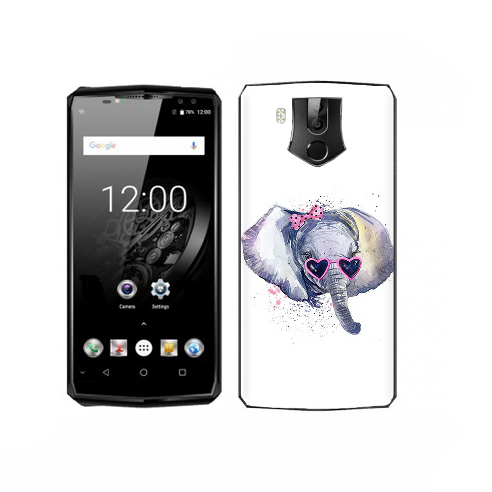 

Чехол MyPads Tocco для Oukitel K10 слоник в очках, Прозрачный, Tocco