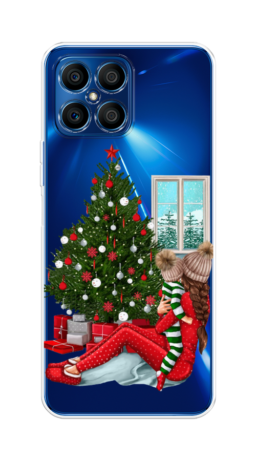 

Чехол на Honor X8 "Новый год с мамой", Красный;зеленый;голубой, 6107650-6