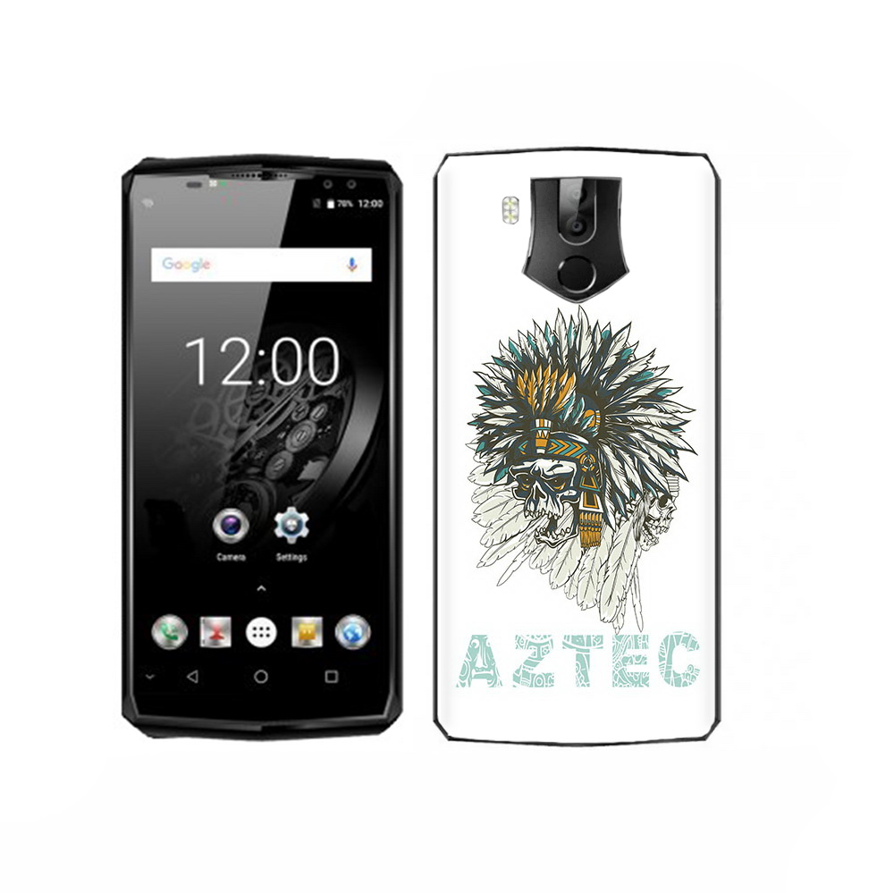 

Чехол MyPads Tocco для Oukitel K10 скелет индеец, Прозрачный, Tocco