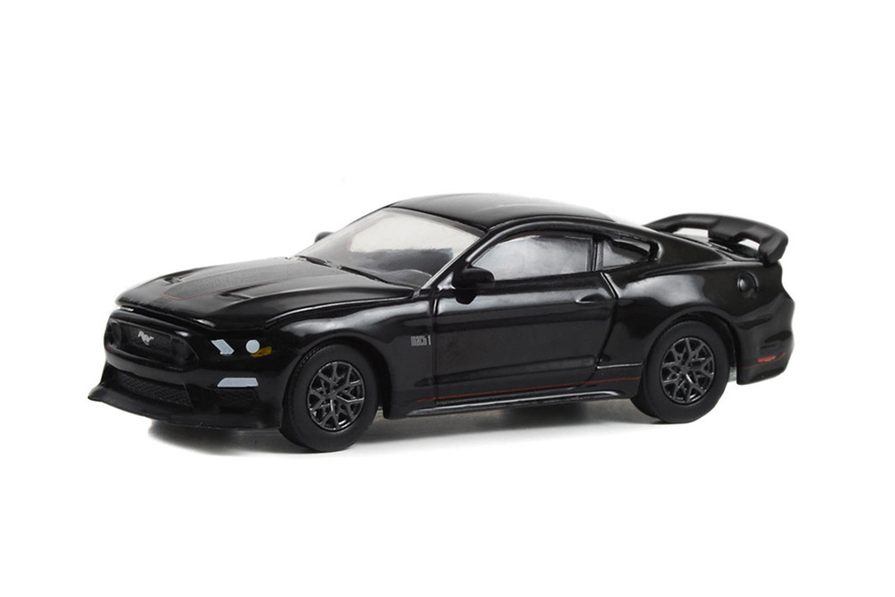 

Модель коллекционная GREENLIGHT Ford mustang mach 1 2022 shadow black, Черный