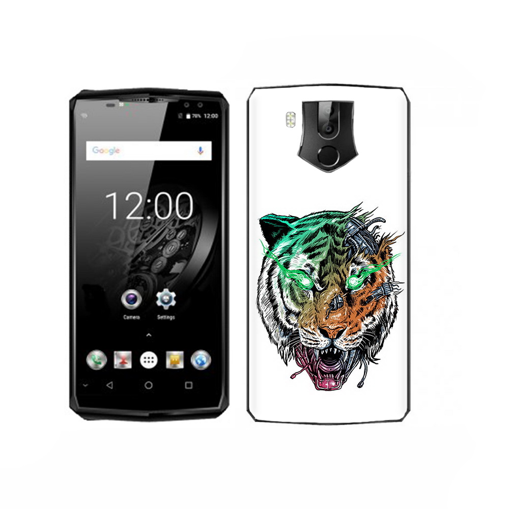 

Чехол MyPads Tocco для Oukitel K10 робо-тигр, Прозрачный, Tocco
