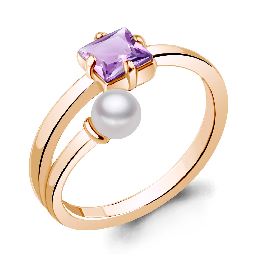 

Кольцо из серебра с аметистом Aquamarine Aquamarine 6962004_925_з р, 6962004_925_з