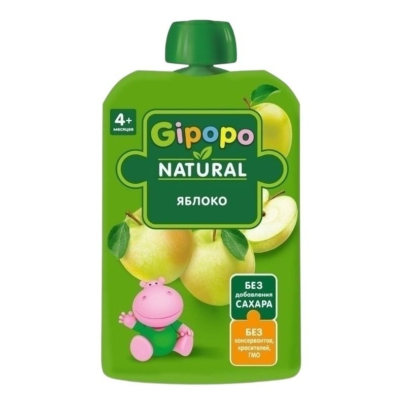 Пюре Gipopo с яблоком 90 г