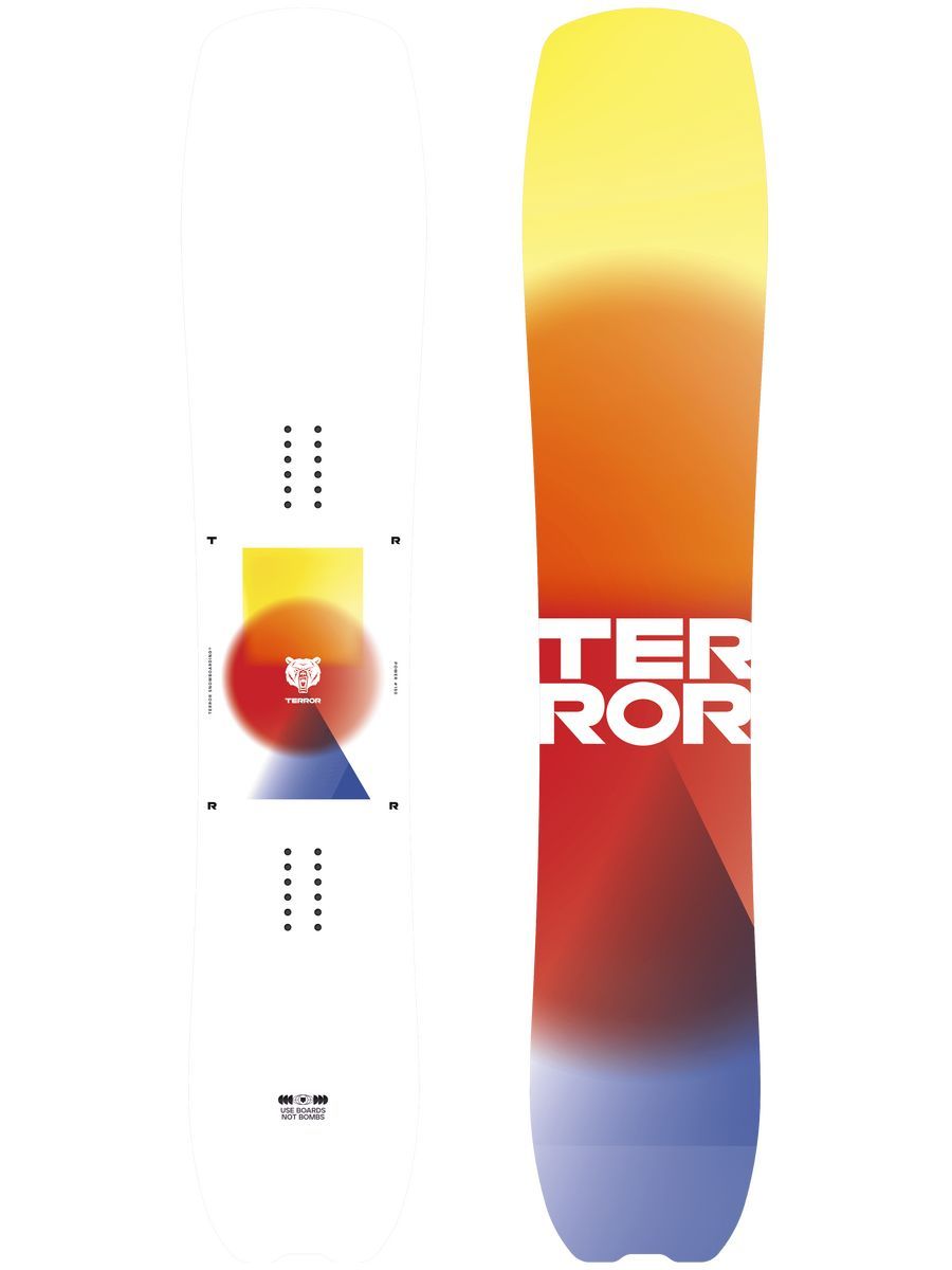 

Сноуборд TERROR - POWER 23/24 белый 158, Белый;красный;желтый;синий, POWER 23/24