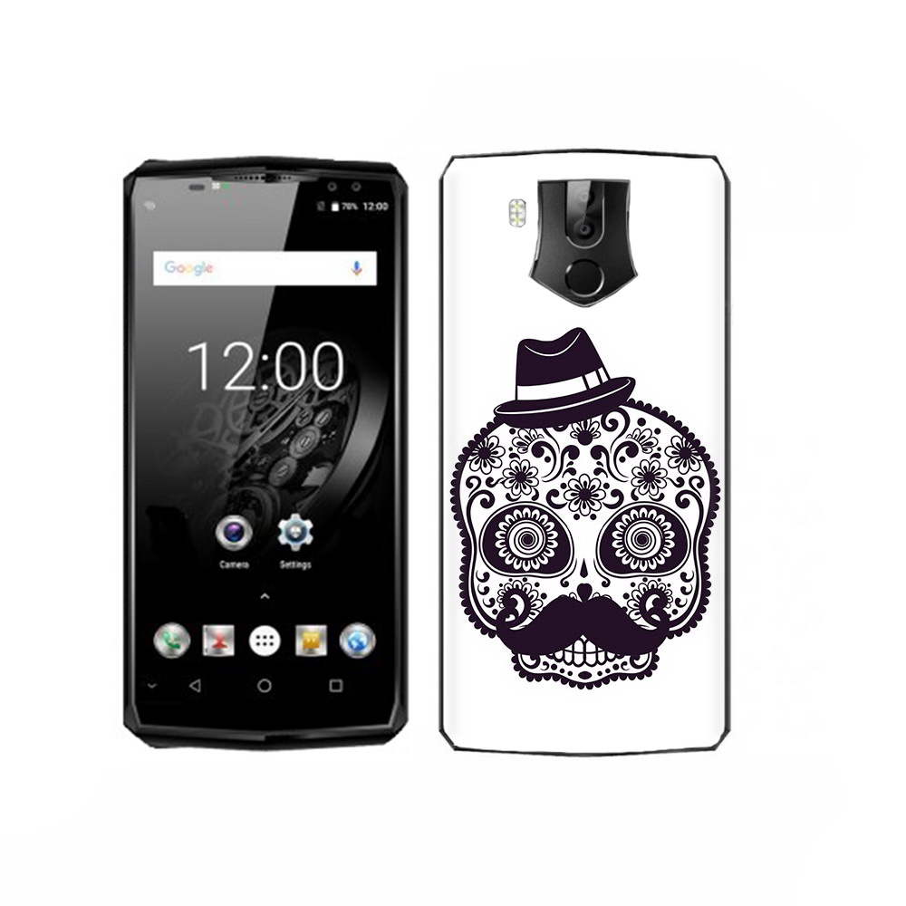 

Чехол MyPads Tocco для Oukitel K10 разрисованный скелет, Прозрачный, Tocco
