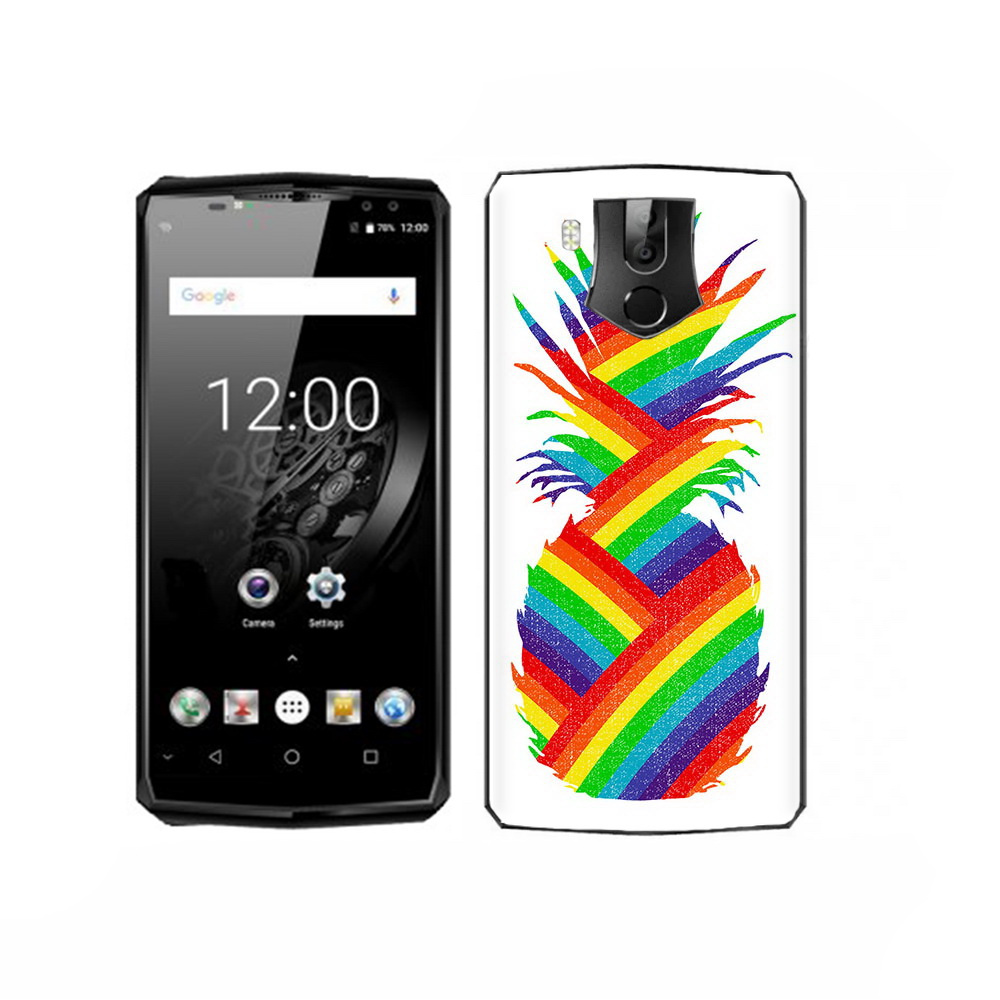 

Чехол MyPads Tocco для Oukitel K10 радужный ананас, Прозрачный, Tocco